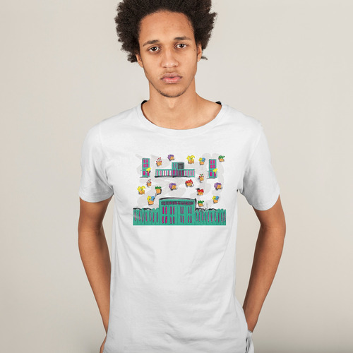 Camiseta La Finca -cuadrada- De La Observadora Art
