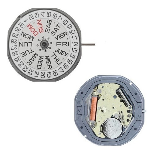 Maquina Miyota 1m02 Mecanismo Para Relógios Cal Posição N3