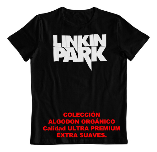 Polera - Dtf - Algodon Organico - Linkin Park Musica