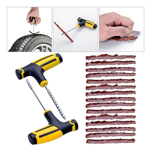 Kit De Reparación De Neumáticos Sin Cámara, Reparación