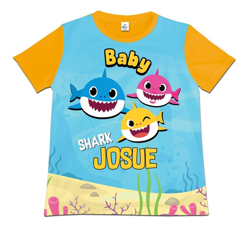 Franela Camisa Niño Niña Baby Shark En Algodon