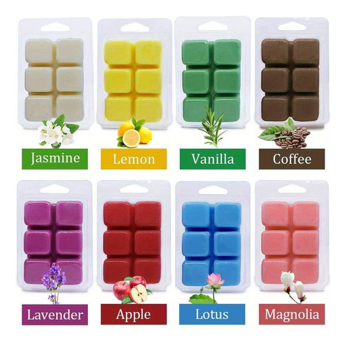 Cera Aromática De Soja Para Sachetero 8 Horas Paquete 3