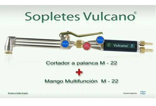 Soplete Multifuncion De Oxicorte Cortador M-22 - Vulcano