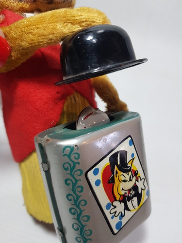 Imagen 8 de 8 de Antiguo Juguete Zorro Mago A Cuerda 1950 Funciona Mag 57321