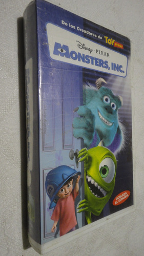 Película Infantil Monster Inc  Disney Vhs 