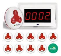 Comprar 10 Llamadores De Camarero + 2 Reloj + Display Receptor