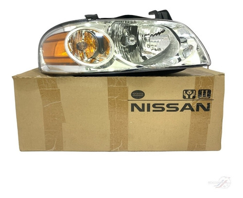 Faro Derecho Fondo Cromado Nissan Sentra B15 04-06 Original