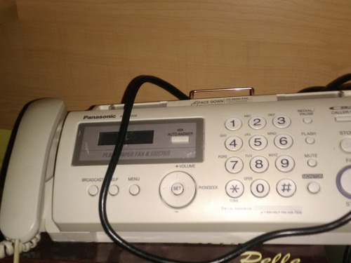 Telefono Fax Panasonic Kxfp205  Para Reparar O Repuesto 