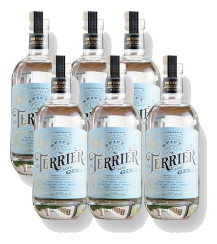 Gin Terrier Spicy 6 Botellas X700cc