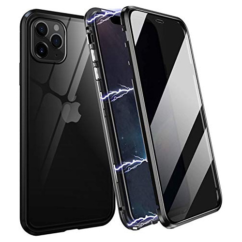 Estuche Magnetica Para iPhone 11 Doble Cara Vidrio Templado