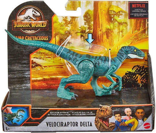 Dinosaurio Velociraptor Delta - Jurassic World 