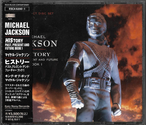 Michael Jackson Cd History Cd Doble Japones Obi