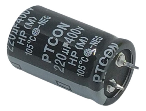 Capacitor Electrolítico Ptcon 220uf 400v 105°c Pack X 5 