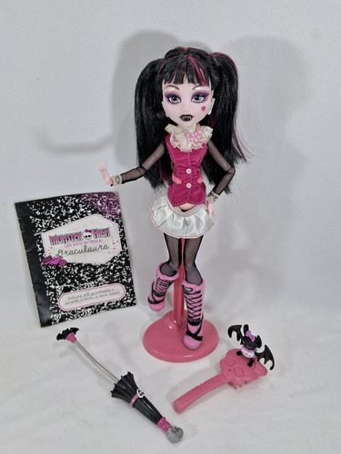 Boneca Draculaura Básica Monster High Mattel 43 Completa