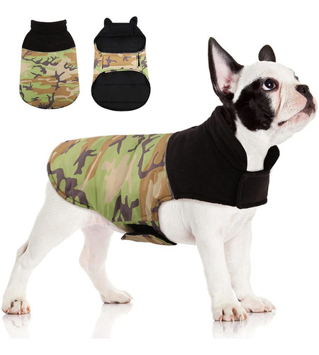 Abrigo De Invierno Perro  Chaqueta De Camuflaje Mascota...