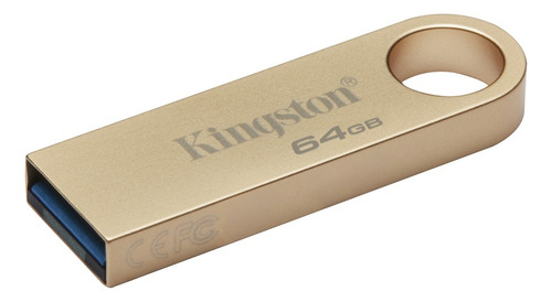 Kingston USB Datatraveler Se9 G3 64 GB USB A 3.2 Gen1 220 MB/s Cor Gold Smooth