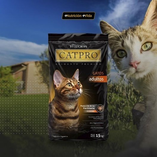Imagen 6 de 7 de Alimento Catpro Urinary Gato Adulto 7,5 Kg. Todas Las Razas