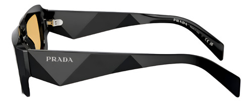 Gafas De Sol Symbole Prada Spr27 Pra024 Prada Symbole Negro Amarillo Negro Negro