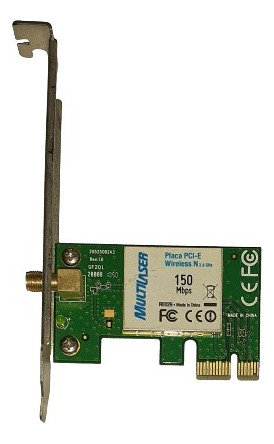 Placa Pci-e Wireless 150 Mbps Multilaser