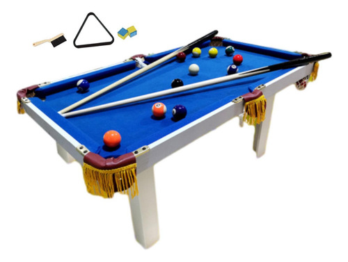 Juego De Billar, Mini Juego De Billar De Mesa Con Tiza,