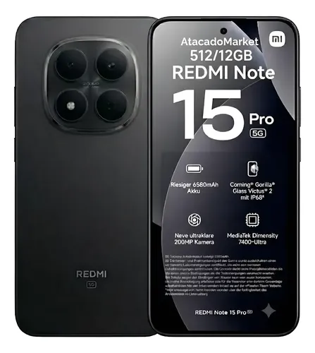 Xiaomi Redmi Note 15 Pro 5g 512gb 12gb Ram ( Global ) C/ Nfc