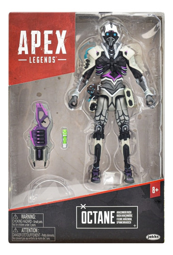 Apex Legends Octane Fiebre Aracnida Figura 16cm Jakks