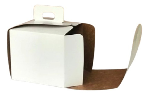 Caja Torta Porcion 12x12x11 Cm - Pack X 10u