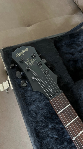 Epiphone Sg Emg 81/85. 4,1kpix. Gibson Prs Boss Sgt Destro Palha Madeira De Bordo (Usado)