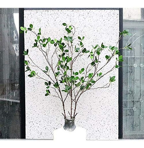 Ollain 43 Artifici Al Verdor Tallos Plantas Faux Leaf Green