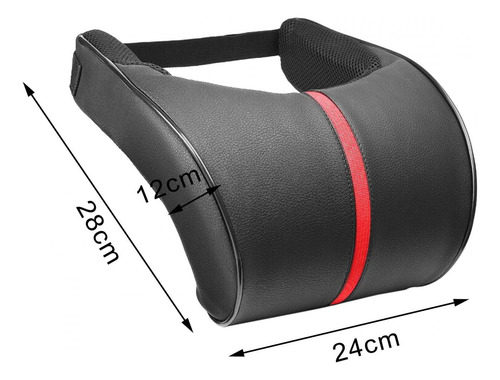 Cojines Del Resto De La Cabeza De La Almohada Del Negro Rojo