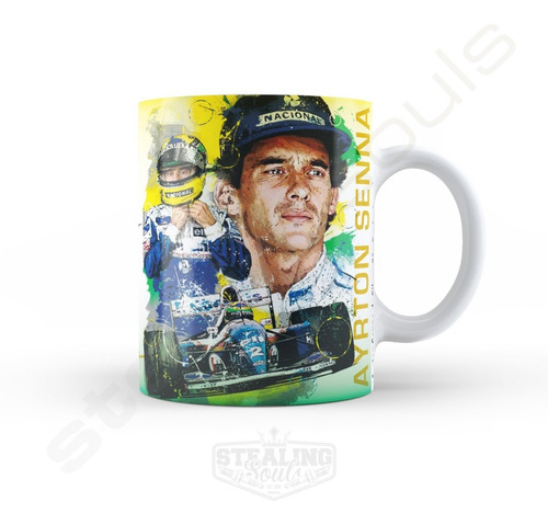 Taza Fierrera - Ayrton Senna #26 | World F1 Champion Edition