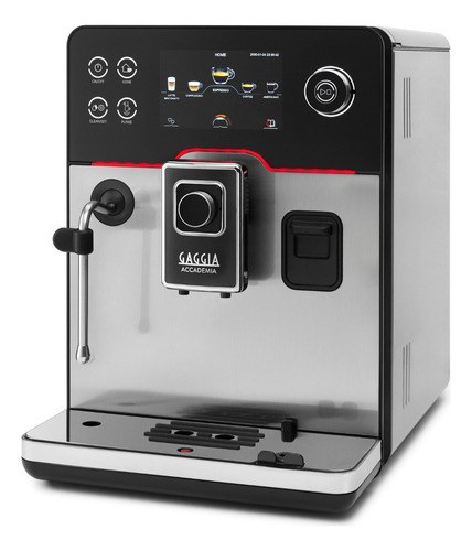 Gaggia - Accademia Steel Color Plateado