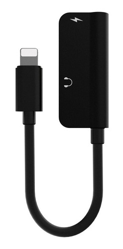 Adaptador / Divisor Lightning Para Audio 3,5mm Y Carga