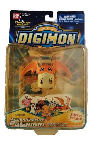 Patamon Digimon Figura De Colección Bandai