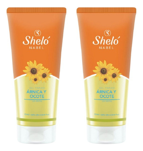 2 Pack Gel Tópico Árnica Y Ocote Shelo