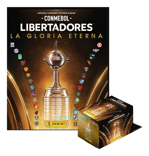 Álbum Copa Libertadores 2023 Panini + Caja X 50 Sobres 