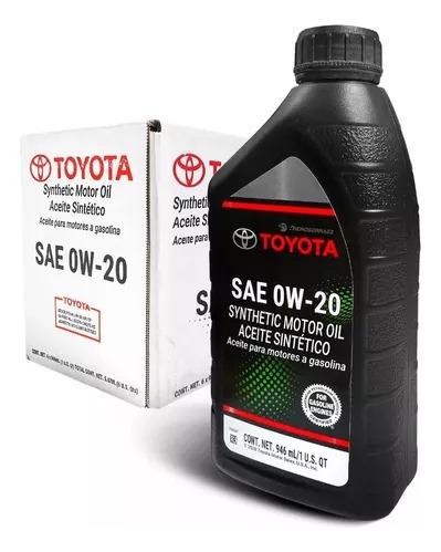 Aceite Motor 0w20 Toyota Full Sintetico