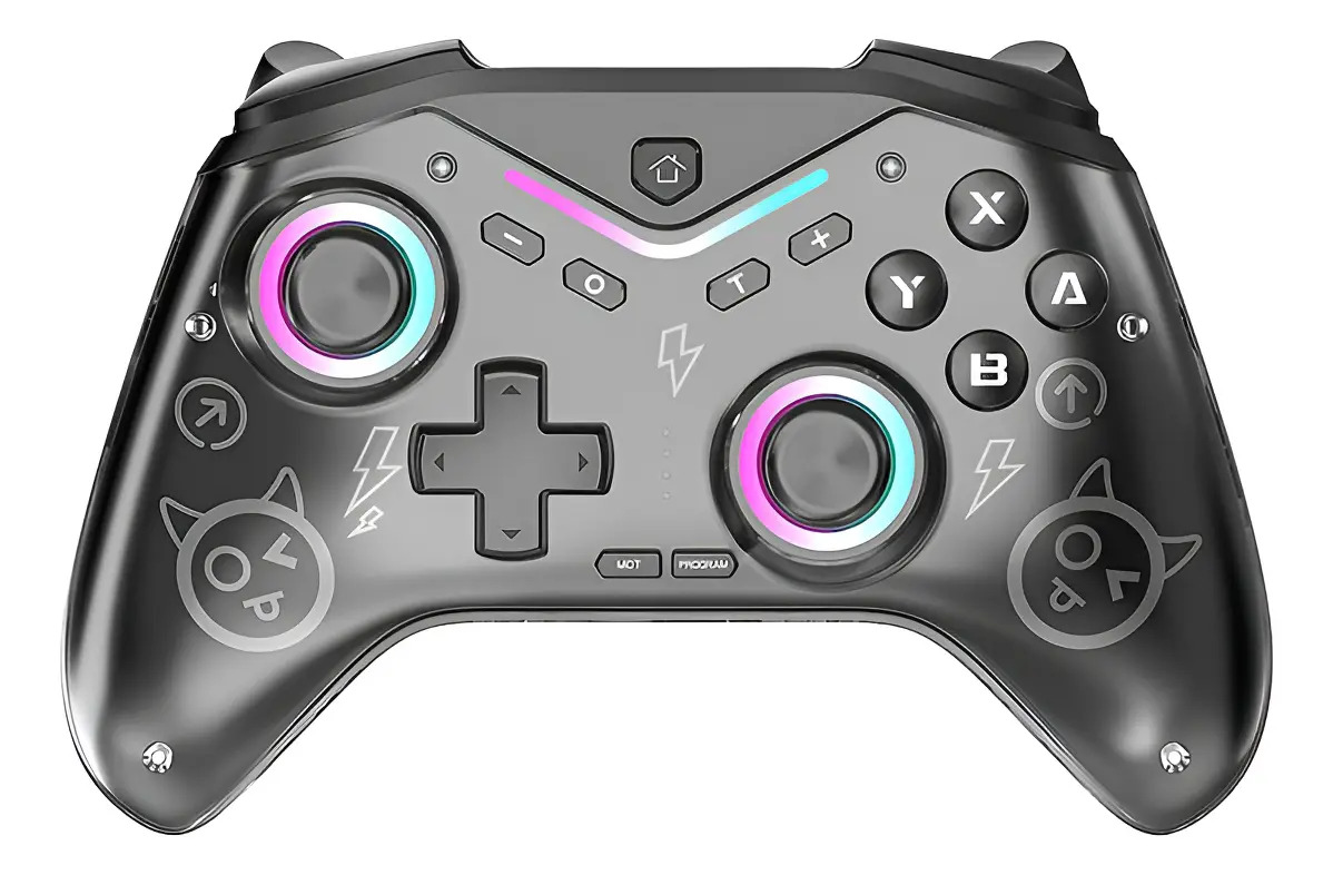 Control Inalámbrico Gamepad Para Switch/pc Nintendo Joystick Color Negro