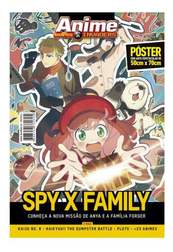 Superpôster Anime Invaders - Spy X Family, De Editora Europa. Editorial Europa, Capa Mole, Edição 2024-06-24 00:00:00 Em Português