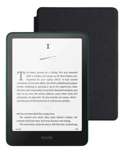 Kindle Paperwhite 7 Ereader 2024 Jade 16 Gb Funda Premium