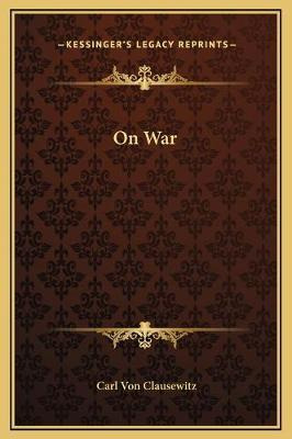 Libro On War - Carl Von Clausewitz