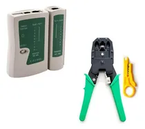 Comprar Alicate Crimpeador Rj45 + Tester Cable De Red Utp Rj45 Rj11