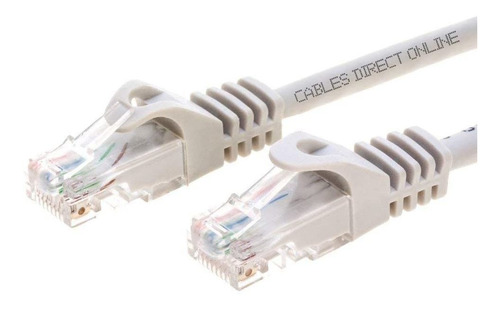 Snagless Cat6 Red Ethernet Parche Cable Gris De 30 Pies