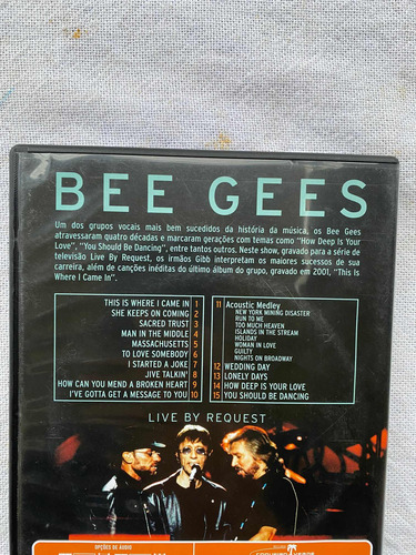 Dvd Bee Gees Live By Request 2001