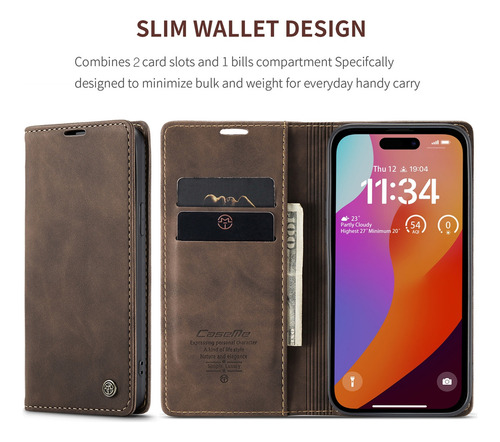 Funda De Cuero Tipo Billetera Con Ranura For Tarjetas For Samsung A06