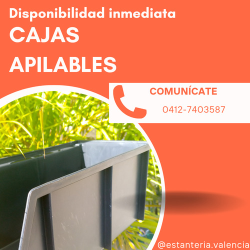 Cajas Apilables Plásticas Organizadoras