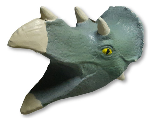 Triceratops Dinosaurio Titere Mano Flexibles Goma Calidad 