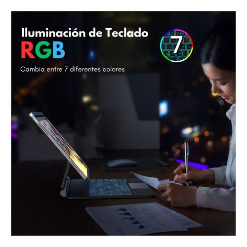 Funda Con Teclado Mágico Para iPad Pro 12.9 Magic Keyboard