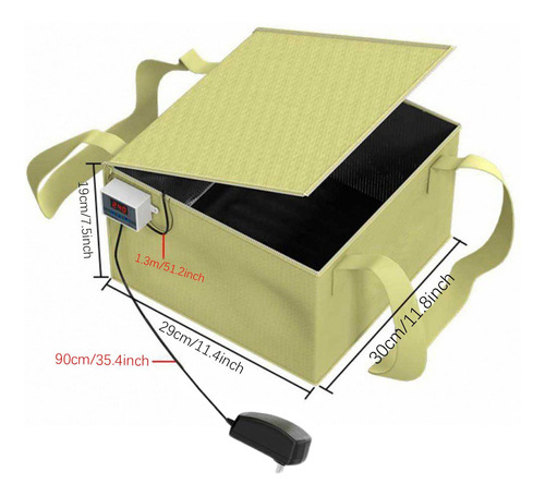 Caja Para Calentar Pan Bolsa De Fermentación Térmica Lavable