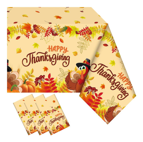 Mantelete De Otoño 3 Pcs Acción De Gracias Rectángulo Rectán